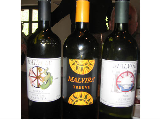 Wines from the Malvira Winery